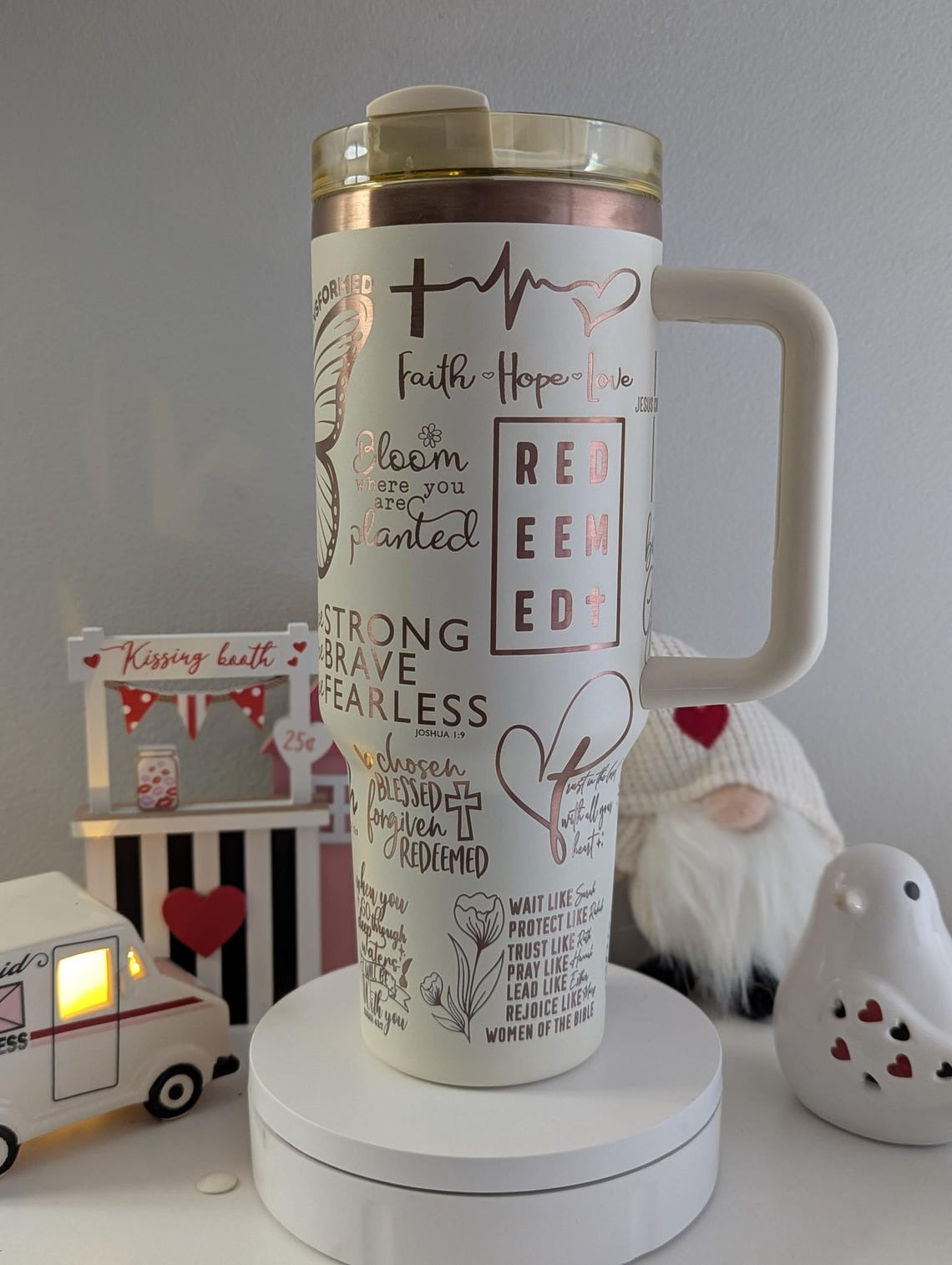 Be Transformed Romans 12:2 Tumbler 30oz/40oz, Jesus love Tumbler, Christian Faith Gift. LAF29